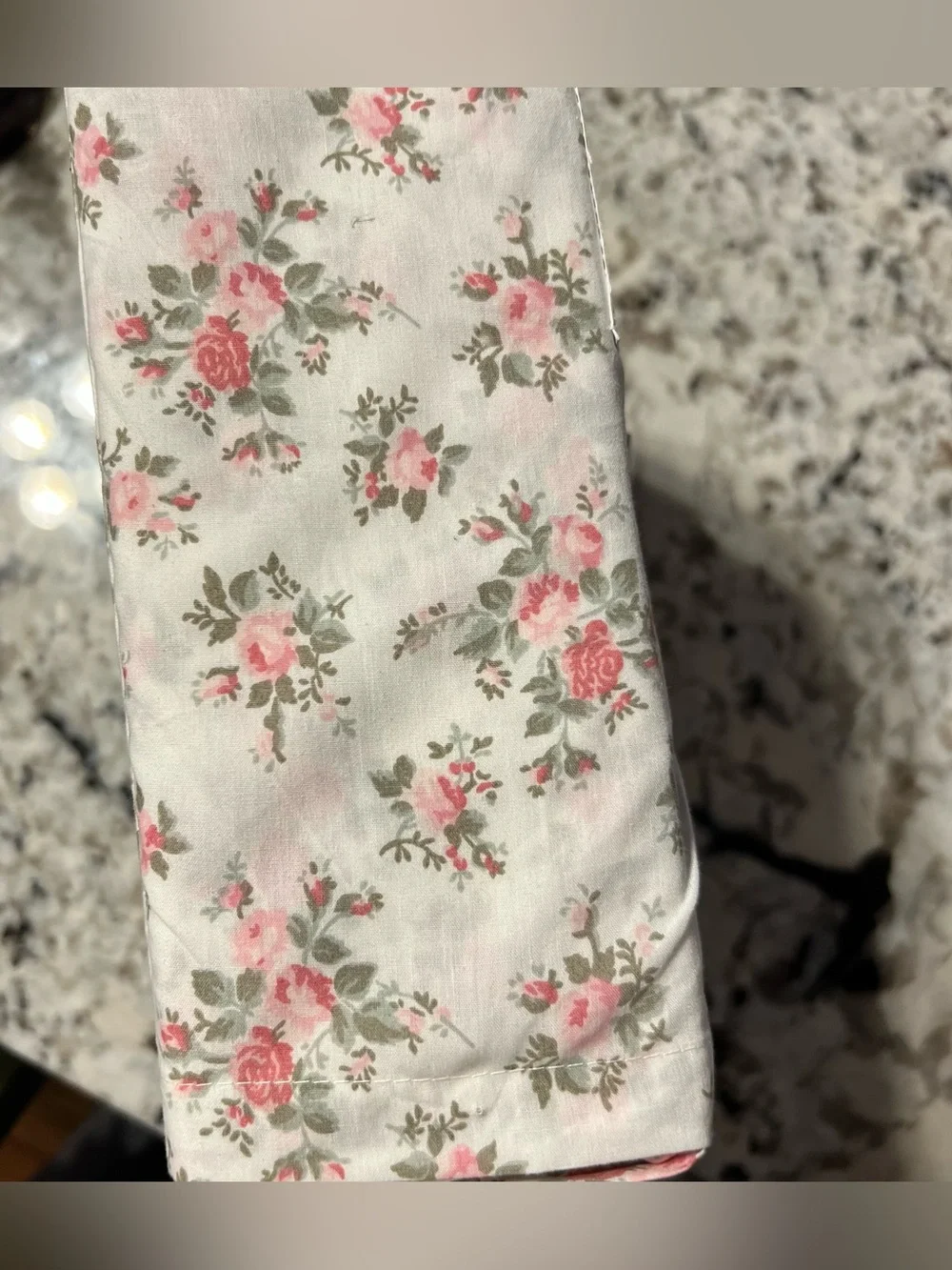 Laura Ashley Leanna Rose Floral Cotton Percale Sheet Set in Pink and White 🌹🌸